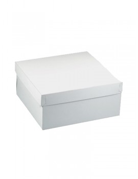 Caja para tarta blanca
